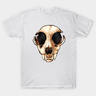 Halloween Cat Skull T-Shirt